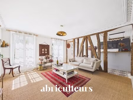 appartement de caractère traversant – 3 pièces – paris 18ème (limite 17ème)