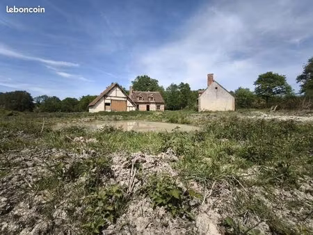 corp de ferme à restaurer sur 8 hectares de terrain environ