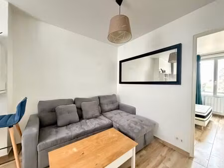 location appartement 2 pièces meublé 22m² paris 20ème