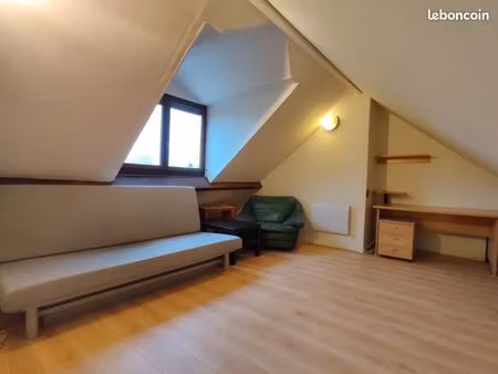 studio meublé avec jardin
