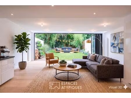 duplex contemporain avec jardin