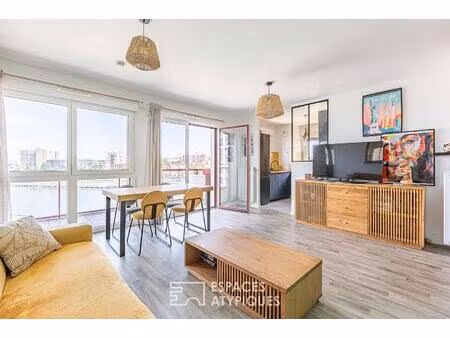 appartement familial contemporain avec vue seine