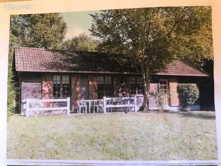 chalet 80 m2, déjà démonté avec plan de montage. belle bâtisse