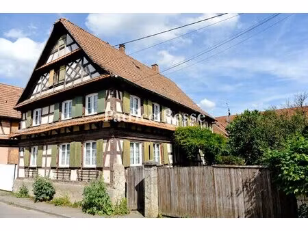 en alsace, à proximité immédiate de strasbourg, une authentique maison alsacienne, sa...