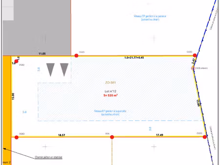 vente terrain à taupont (56800) : à vendre / taupont