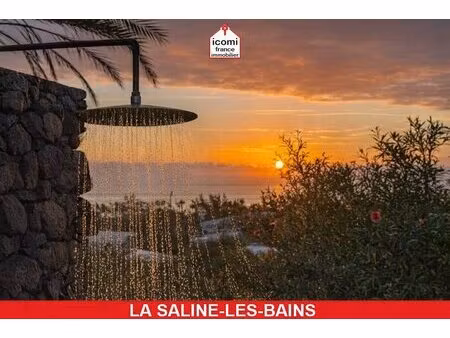 la reunion - la saline-les-bains (97434) - a vendre - villa de 470 m² avec deux studios...