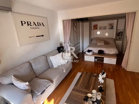 nice ouest - studio + coin nuit + 34 m2 - parking - cave