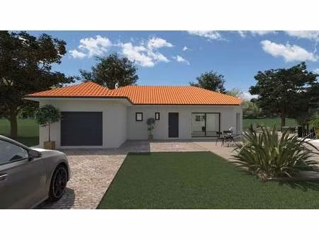 terrain avec maison neuve à vendre