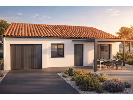 terrain avec maison neuve à vendre