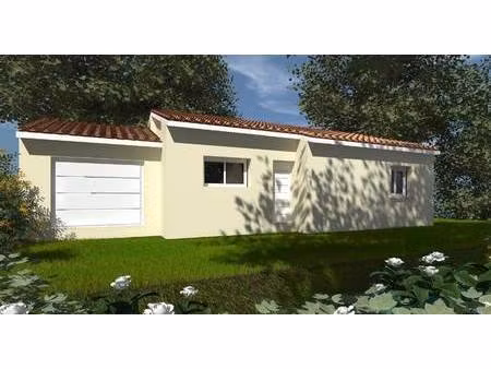 terrain avec maison neuve à vendre