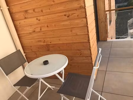 studio de 26m² avec balcon de 6m²