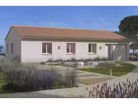 terrain avec maison neuve à vendre
