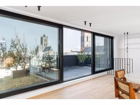 exclusief duplex penthouse te koop in hartje gent