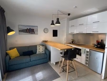 nice ouest carras - studio 25 m² avec balcon apercu mer