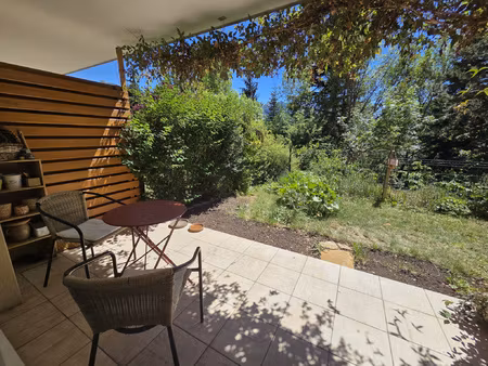 agréable 3 pièces de 72 m2 avec jardinet + garage