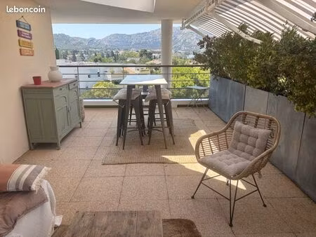 marseille 9ᵉ – rare toit-terrasse duplex t4 113 m² + terrasse 75 m² – vue exceptionnelle