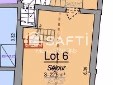 duplex 3 pièces 53 m²