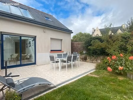 maison meublée pordic 3 chambres, poêle à granulés libre le 23/08/26 pour 12 mois