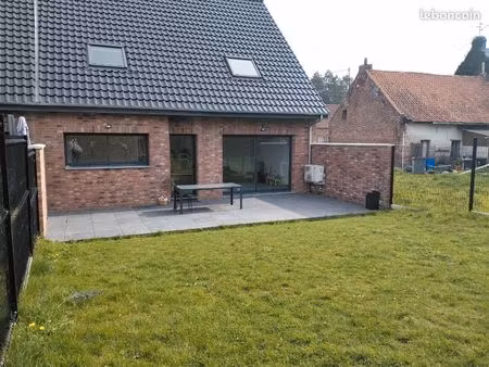 rumegies campagne d'orchies, entre lille et valenciennes, superbe maison jumelée, 130m2 ha