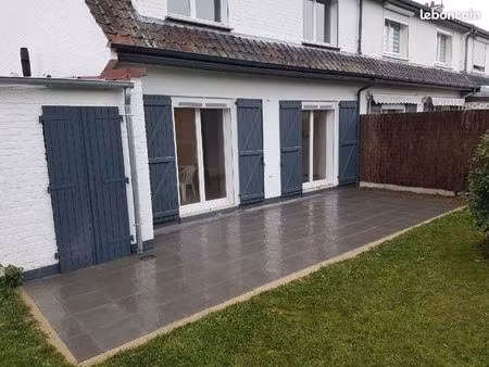 salomé, jolie maison bâtir une mitoyenneté, 3ch. garage jardin sud