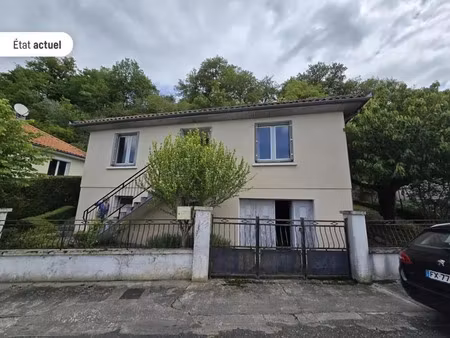 vente maison 3 pièces 66 m² capdenac (46100)