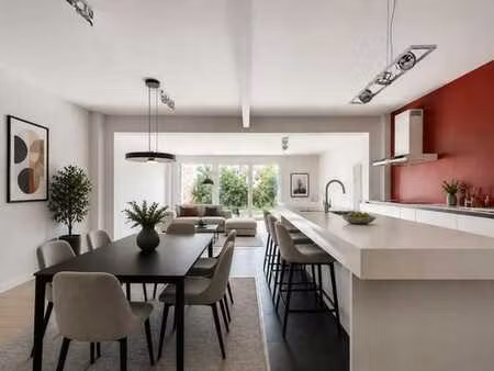 thieffry - duplex 2 chambres avec jardin + bureau profession