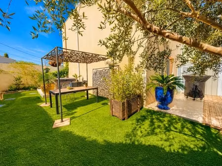 villa t4 92 m² à poussan jardin, terrasse, jacuzzi