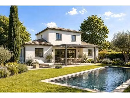 terrain avec maison neuve à vendre