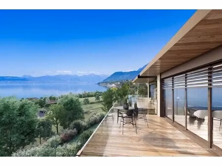 évian-les-bains - villa de 137m² - vue lac - 5 chambres - 4 stationnements
