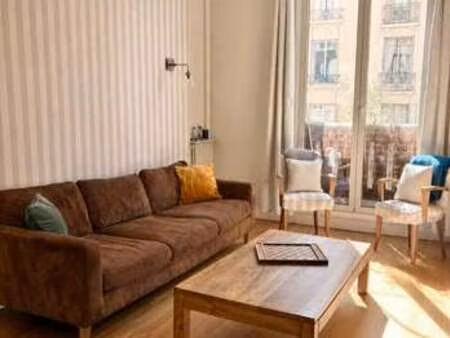 location appartement 3 pièces meublé à paris 16e (75016) : à louer 3 pièces meublé / 58m² 