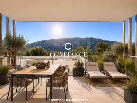 06830 bas gilette appartement 3 pieces 66 m² terrasse vue panor