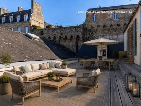 maison de ville au pied des remparts - 170m2 - plein centre - vannes