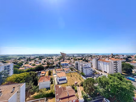 appartement 3 pièces - dernier étage avec vue panoramique sur royan et aperçu mer