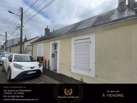 maison de plain-pied à vendre