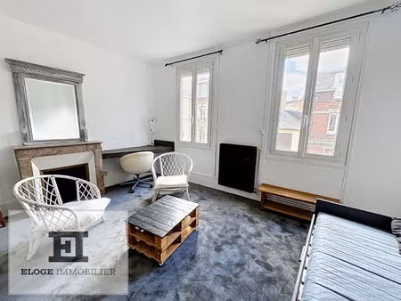appartement 1 pièce meublé de 20m² - rouen droite - secteur préfecture
