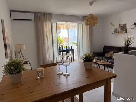 bandol – élégant t2 avec loggia et parking, plages et port à pied