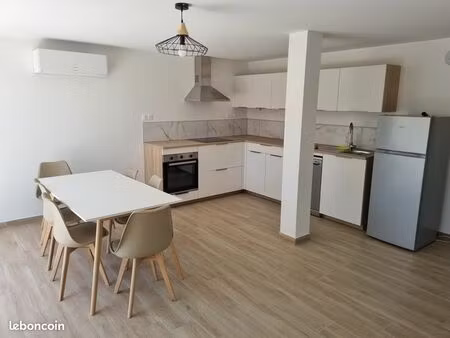 t3 meublé neuf 68 m² rdc – jardinet – parking – clim – dpe b – millau