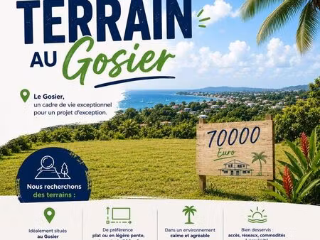 terrain au gosier