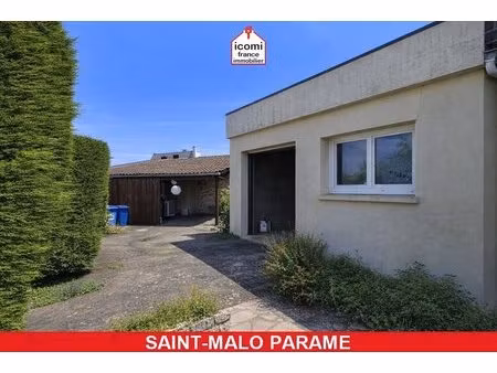 ille-et-vilaine - saint-malo (35400) - a vendre - maison t4 de 90m² avec hangar (40m²)...