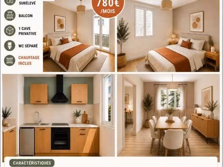 appartement rénové à st paul