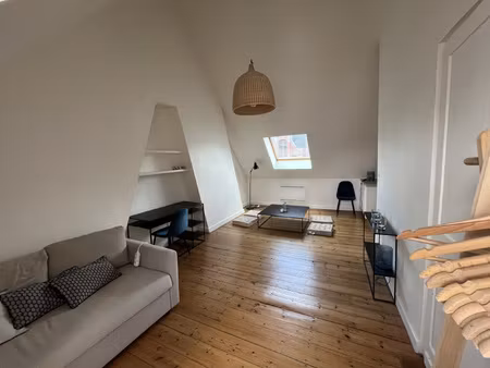 studio meublé à louer rue jacquemars giélée lille
