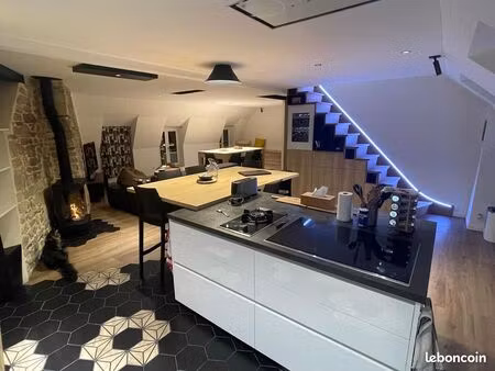 appartement meublé en duplex - 100 m² en hyper centre