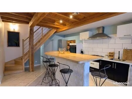 maison meublée 124 m2 - centre de gimont - bien rare