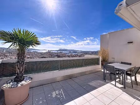 appartement toulon 2 pièce(s) 31.44 m2 toit terrasse 70m² cave