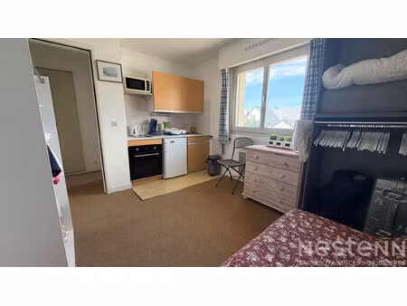 quiberon - appartement à vendre de 17 m² à 50 mètres de port-haliguen avec parking et cave