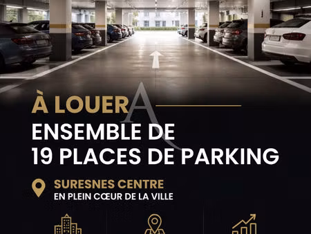 lot de 19 parkings - - suresnes centre