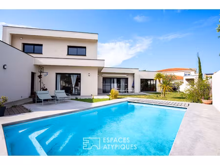 maison contemporaine secteur mas vermeil / cabestany en autoconsommation électrique