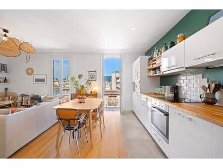 nice le piol/libération : duplex de charme au dernier étage