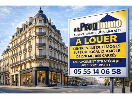 location local d’activités limoges 75008 220m²