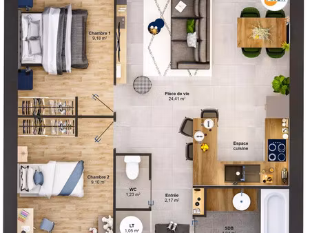 vente maison 4 pièces 51 m² saint-domineuc (35190)